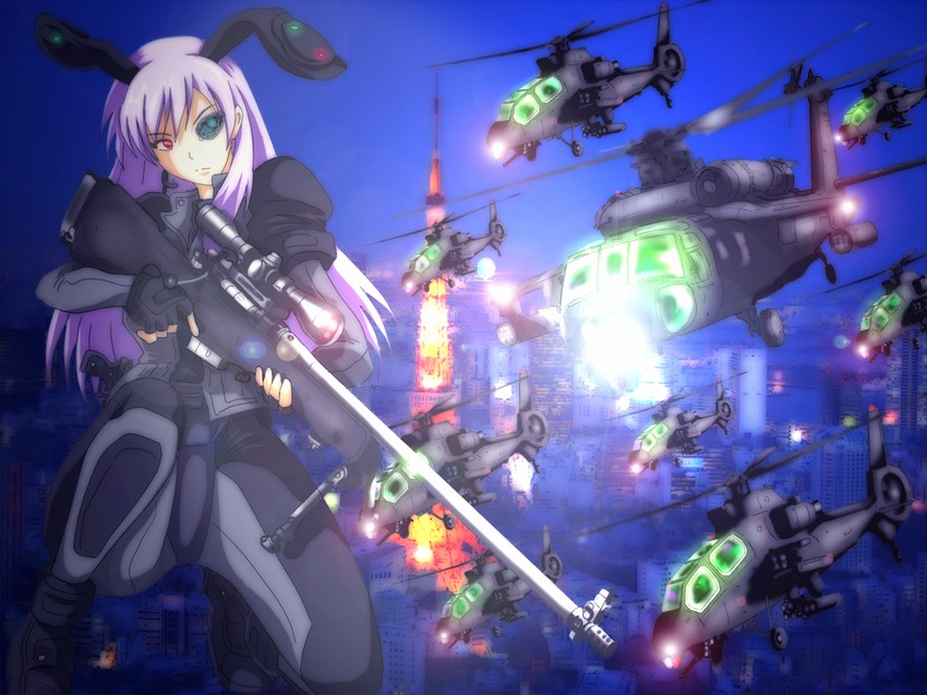 reisen udongein inaba (touhou and 2 more) drawn by junkei