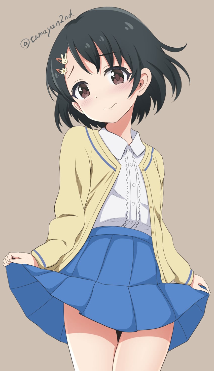 sasaki chie (idolmaster and 1 more) drawn by tamayan