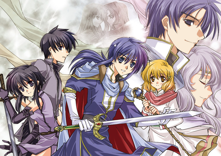seliph, julia, larcei, sigurd, deirdre, and 3 more (fire emblem and 1 more) drawn by morozumi_junka