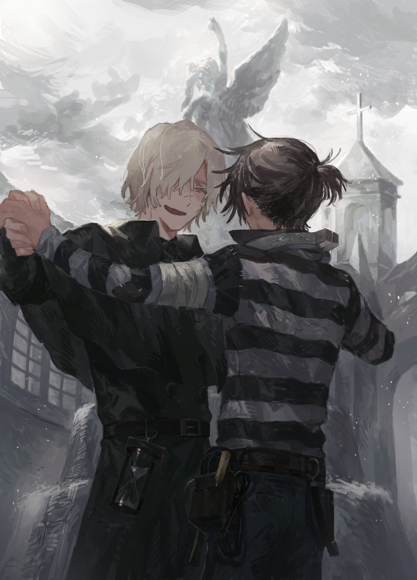 luca balsa and andrew kreiss (identity v) drawn by inupicnic