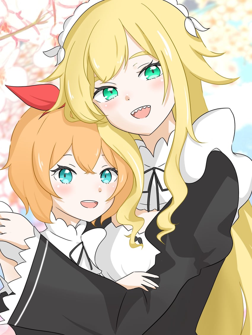 petra leyte and frederica baumann (re:zero kara hajimeru isekai seikatsu) drawn by heinkel_louanna