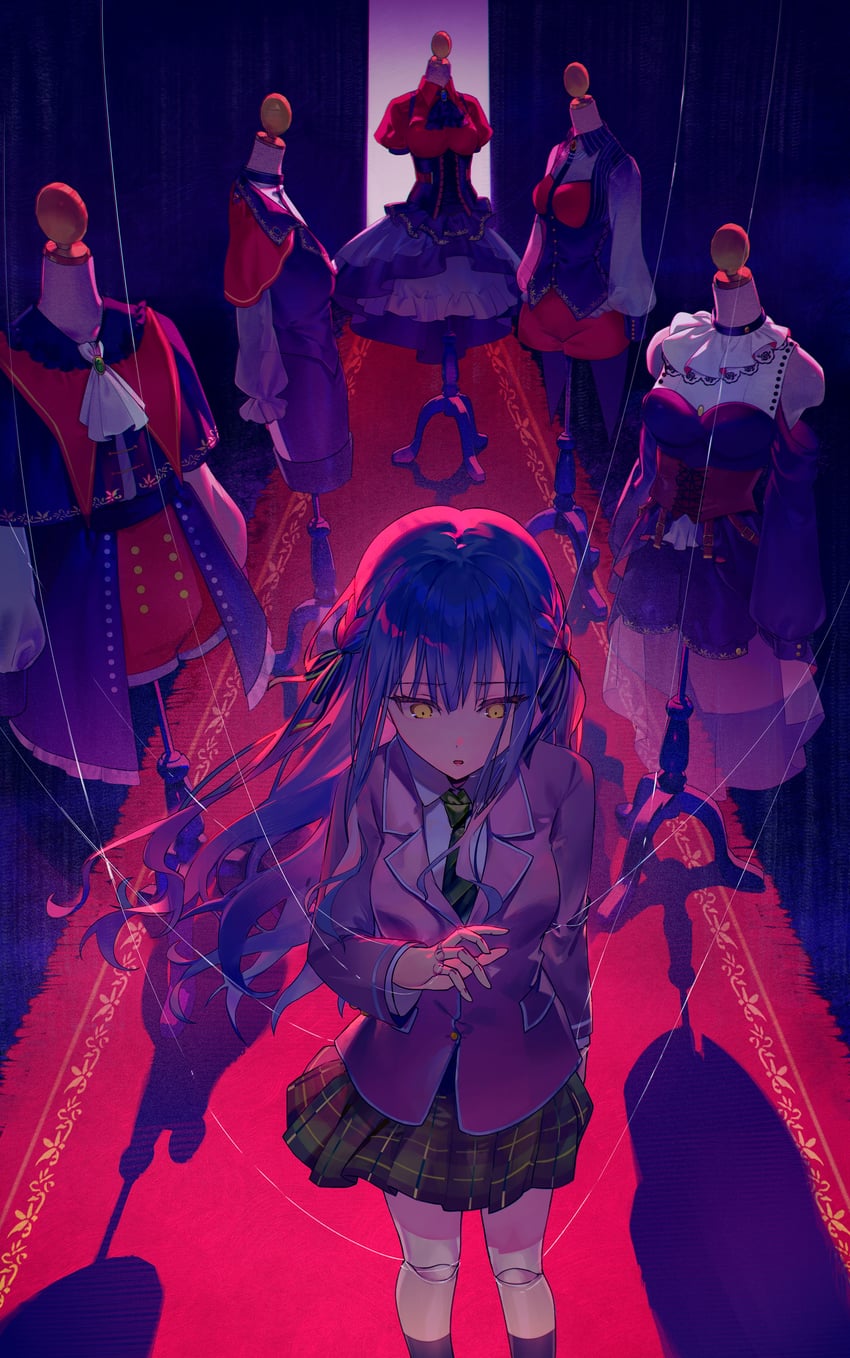 togawa sakiko, wakaba mutsumi, yahata umiri, misumi uika, mortis, and 5 more (bang dream! and 1 more) drawn by amano_(amn_amn)