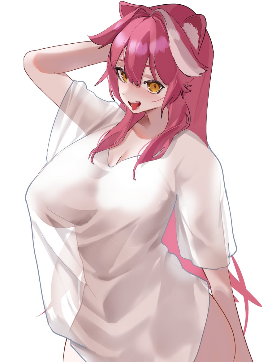 raora panthera (hololive and 1 more) drawn by daaku_(koizumi_arata)