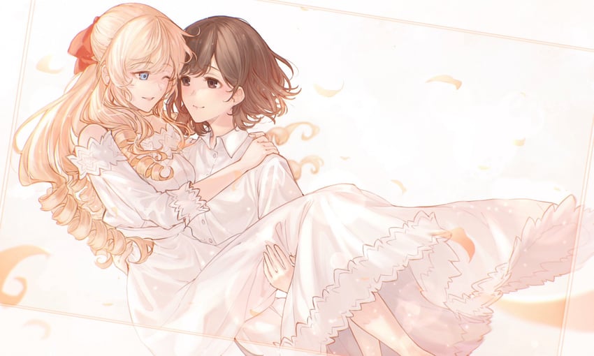 claire francois and rae taylor (watashi no oshi wa akuyaku reijou) drawn by xufi2468
