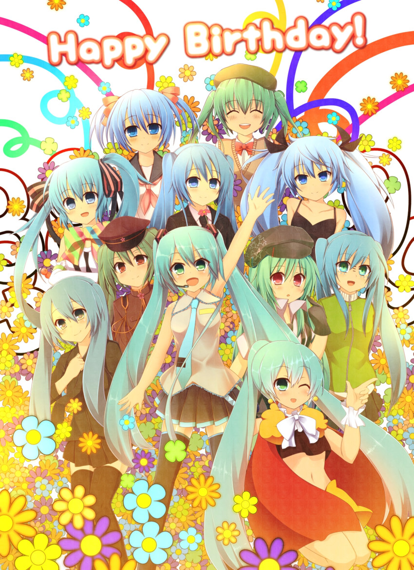 hatsune miku (vocaloid and 8 more) drawn by lolikaku