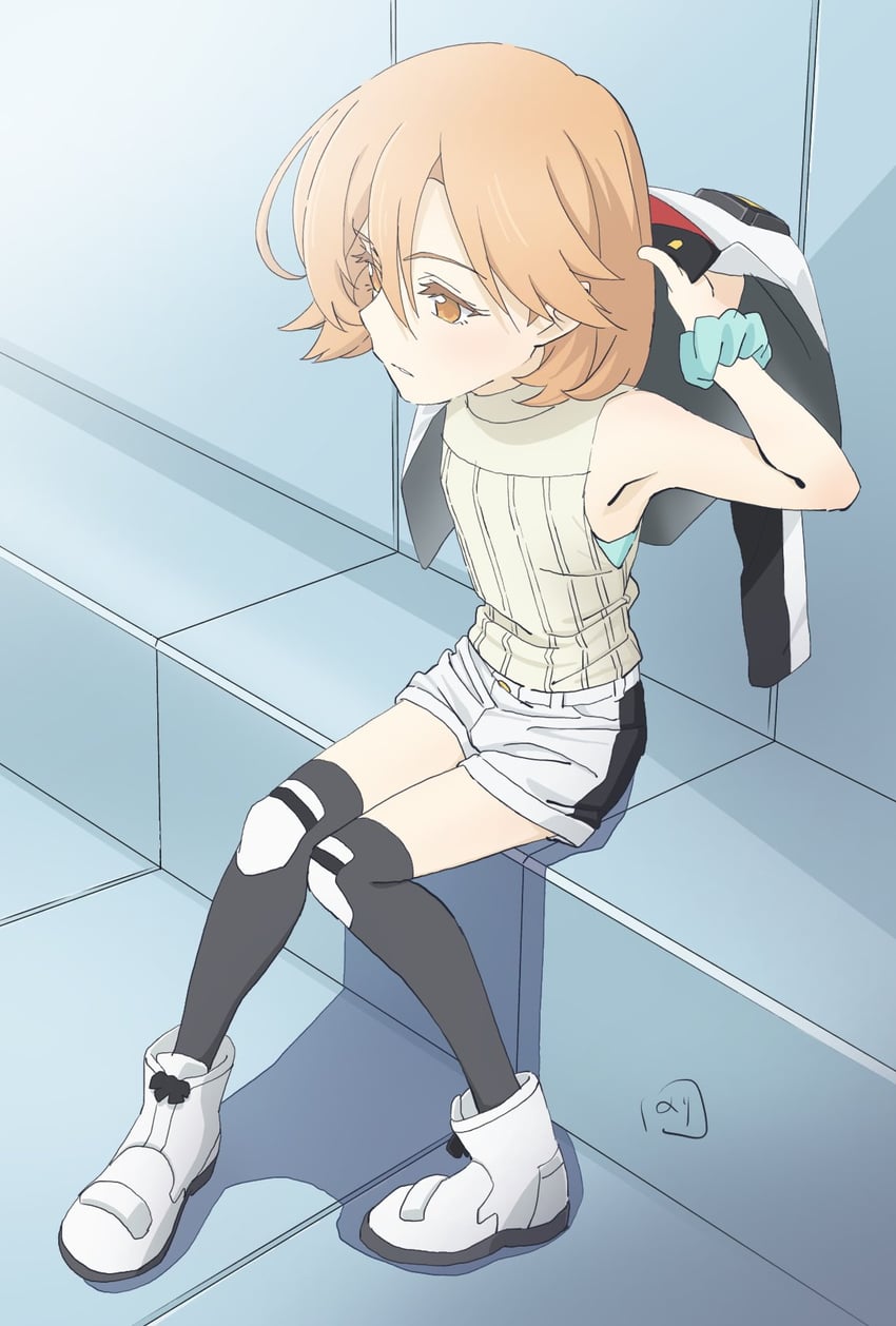 ishino mikoto (tomica hyper rescue drive head: kidou kyuukyuu keisatsu) drawn by nori_(norimakigumo)