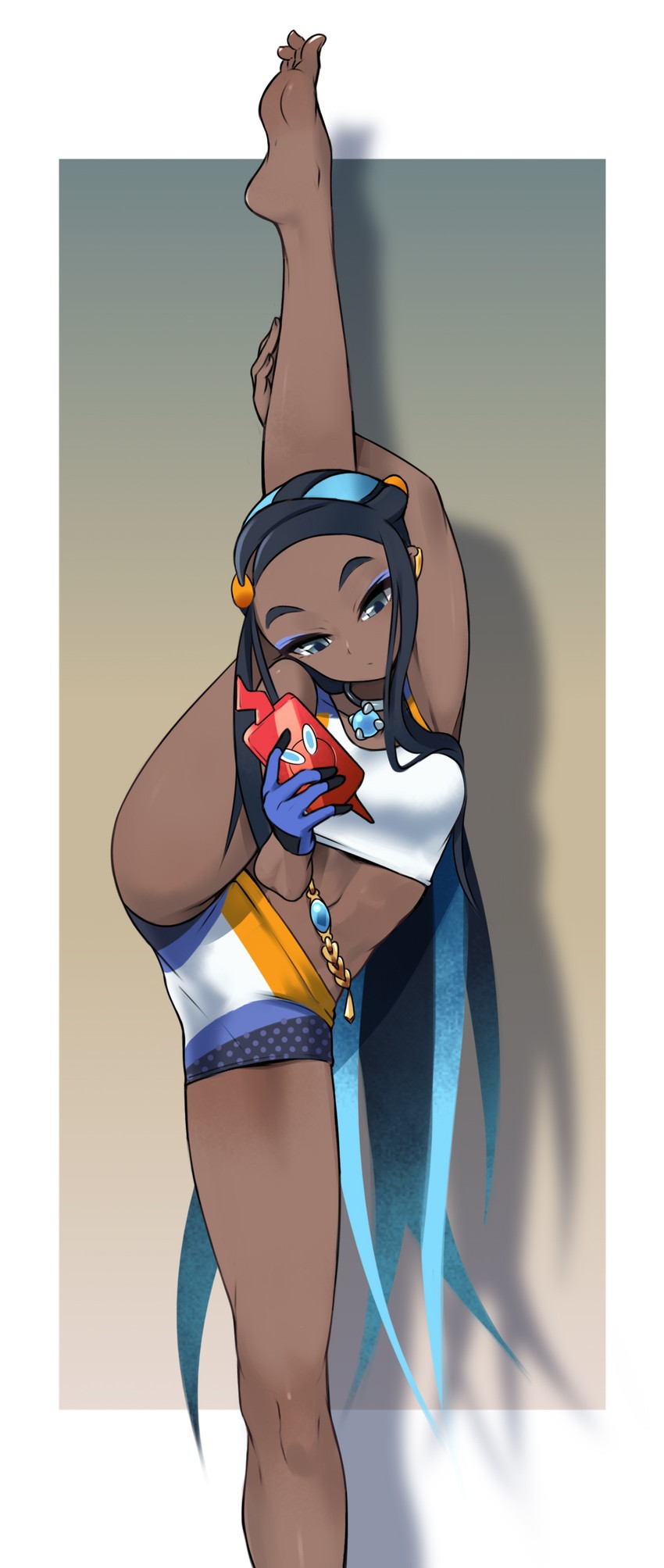 rotom, nessa, and rotom phone (pokemon and 1 more) drawn by tm_(hanamakisan)