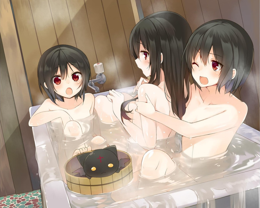 megumin, yunyun, chomusuke, and komekko (kono subarashii sekai ni shukufuku wo!) drawn by mishima_kurone