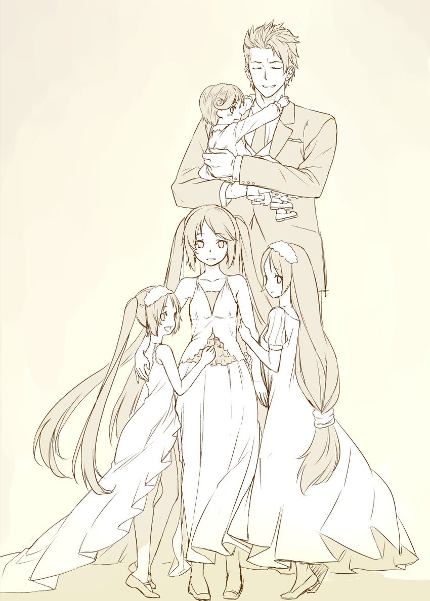 minamoto no raikou, euryale, stheno, lancelot, and mephistopheles (fate and 1 more) drawn by kohige