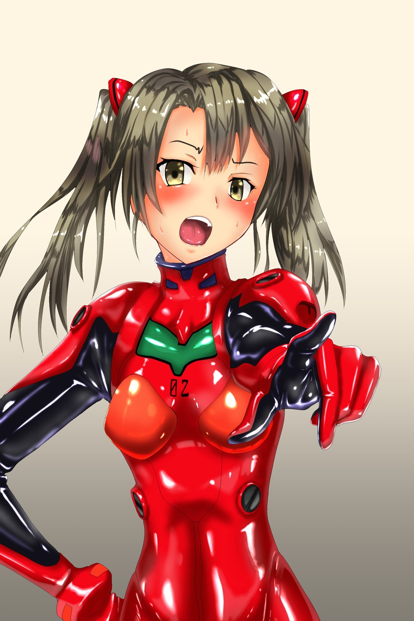 souryuu asuka langley and zuikaku (kantai collection and 1 more) drawn by parazan_d