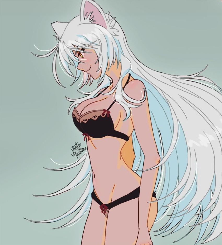 hanekawa tsubasa and black hanekawa (monogatari and 2 more) drawn by yui_(jisatsu)