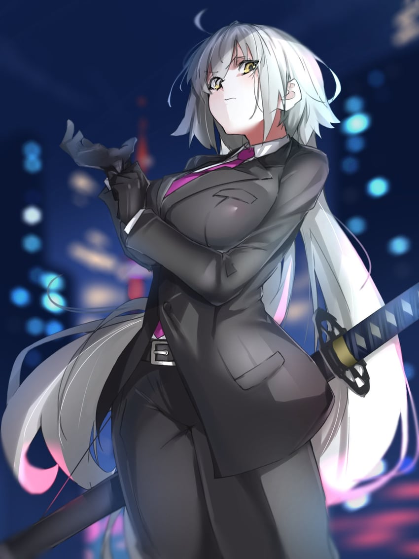 jeanne d'arc alter (fate and 1 more) drawn by ri_o_ne_su