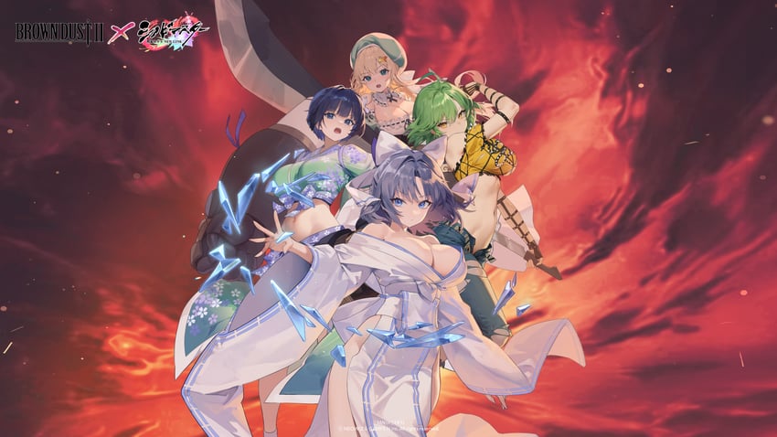 yumi, hikage, yomi, and yozakura (senran kagura and 3 more)