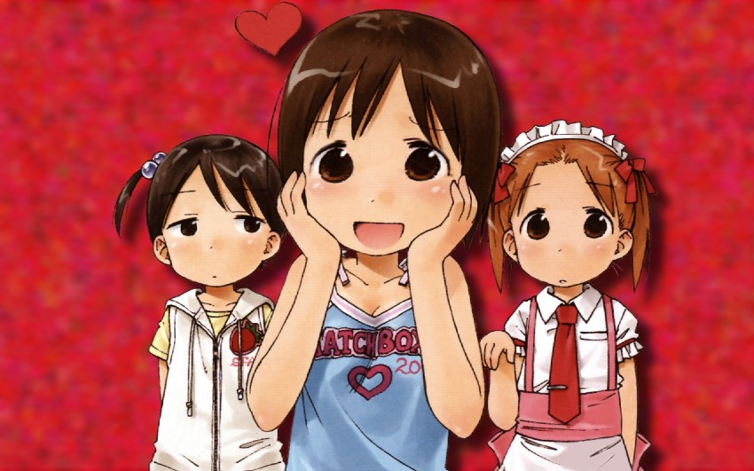 itou chika, matsuoka miu, and itou nobue (ichigo mashimaro) drawn by barasui