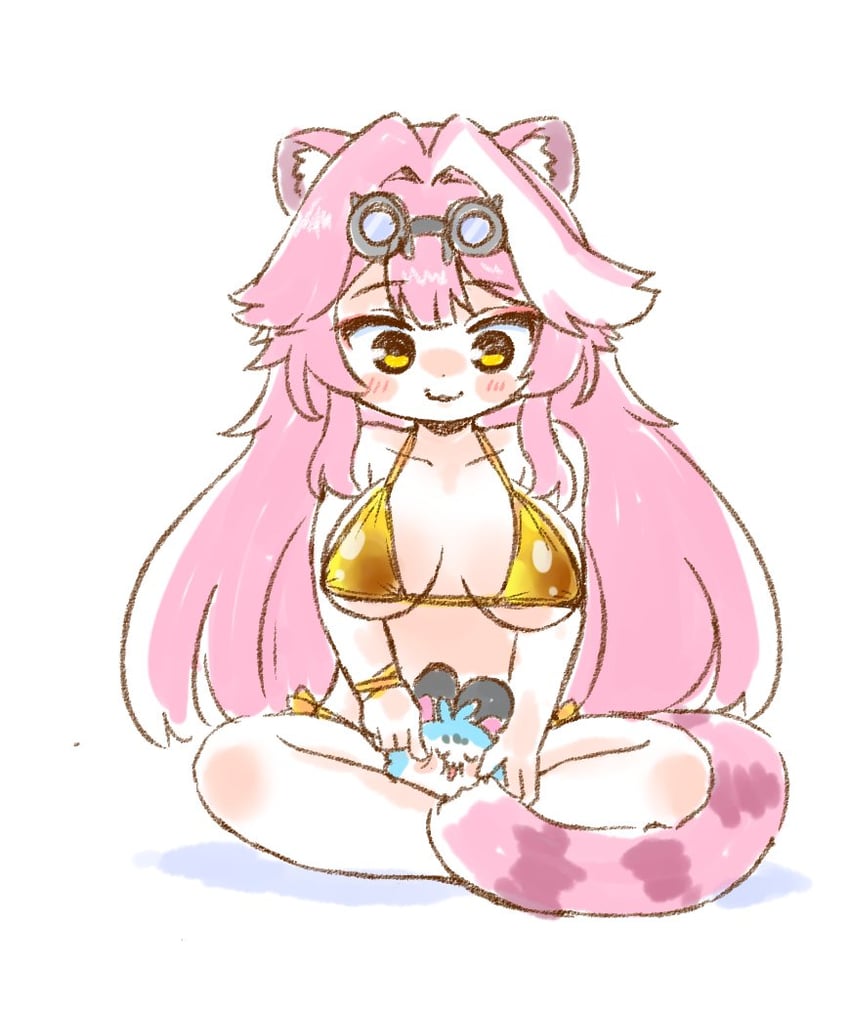 raora panthera and chattino (hololive and 1 more) drawn by nekoyama