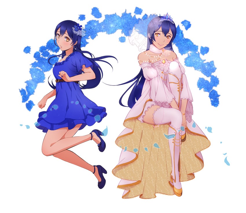 sonoda umi (love live! and 2 more) drawn by udo_(zzinya)