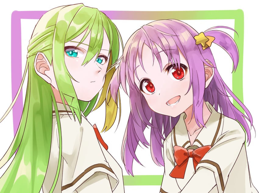 alina gray and misono karin (mahou shoujo madoka magica and 1 more) drawn by mamadasky