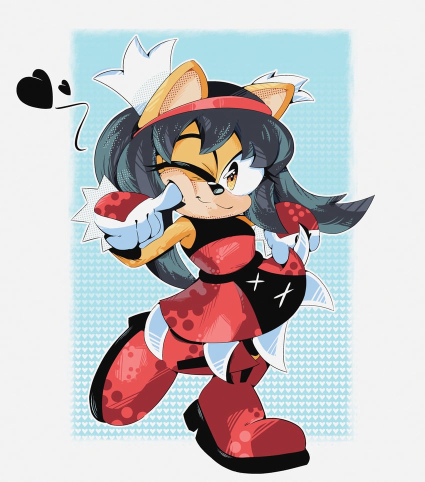 honey the cat (sonic and 2 more) drawn by eltravinjo