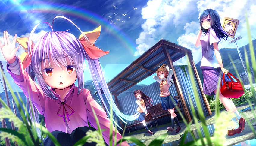 ichijou hotaru, miyauchi renge, koshigaya komari, and koshigaya natsumi (non non biyori) drawn by ryosios
