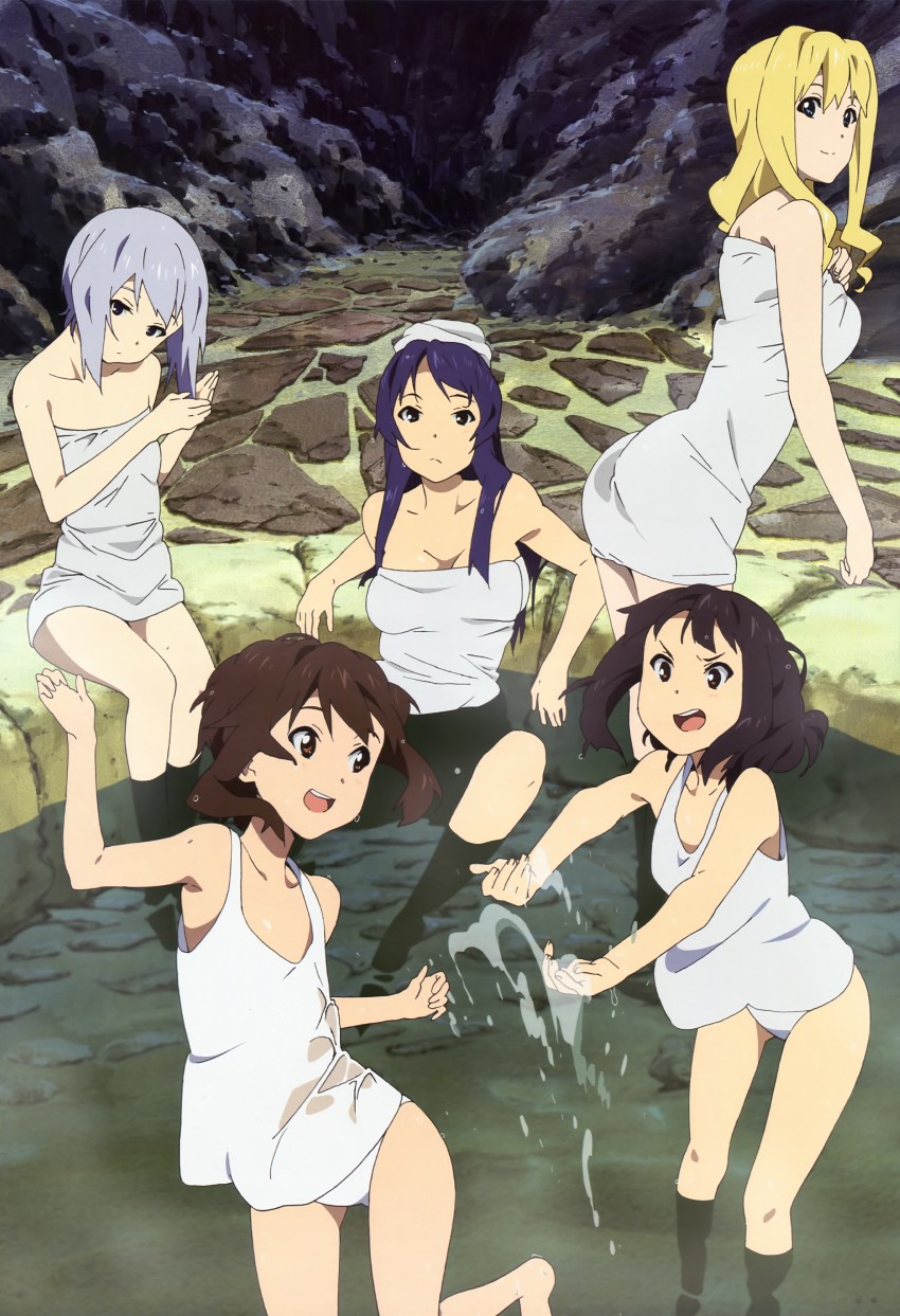 sorami kanata, kannagi noel, suminoya kureha, kazumiya rio, and filicia heideman (nyantype and 1 more) drawn by akai_toshifumi