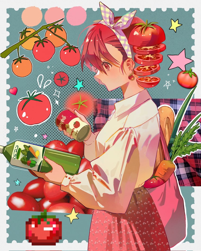 kasane teto (utau and 2 more) drawn by ru_y021