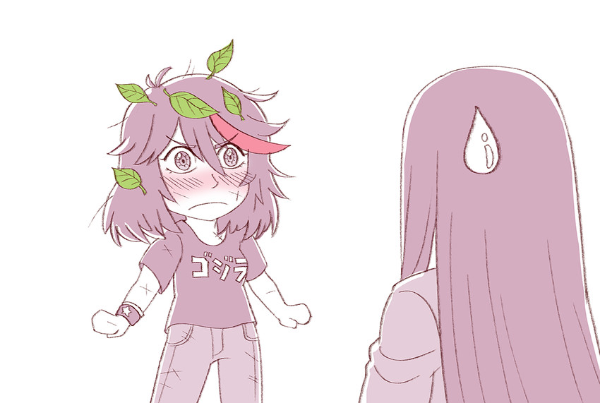 matoi ryuuko and kiryuuin satsuki (kill la kill) drawn by herokick