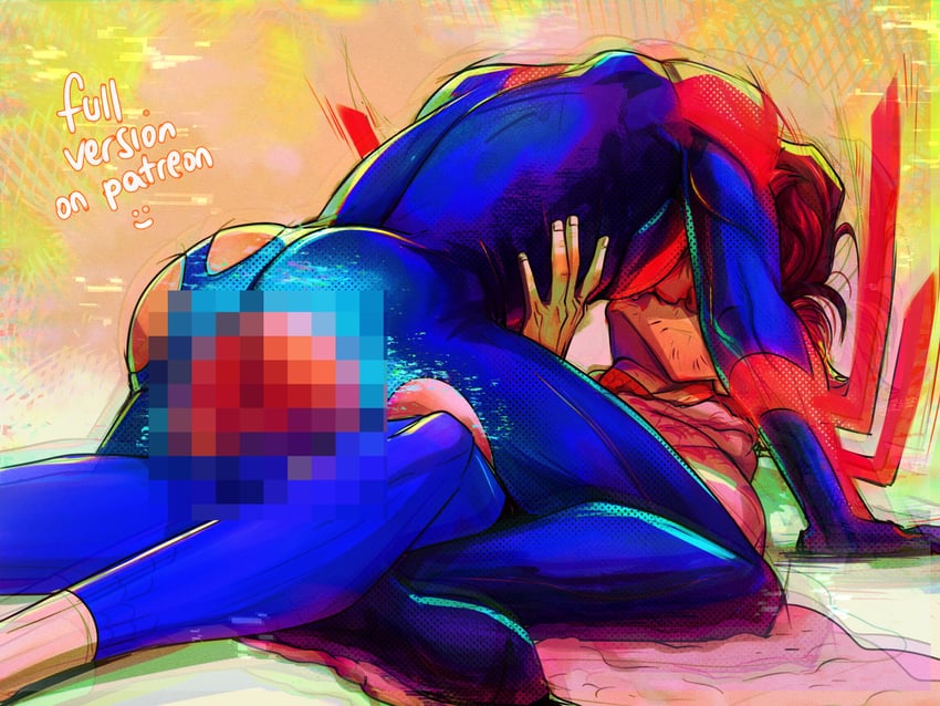 miguel o'hara, spider-man, and peter b parker (marvel and 3 more) drawn by yakichou