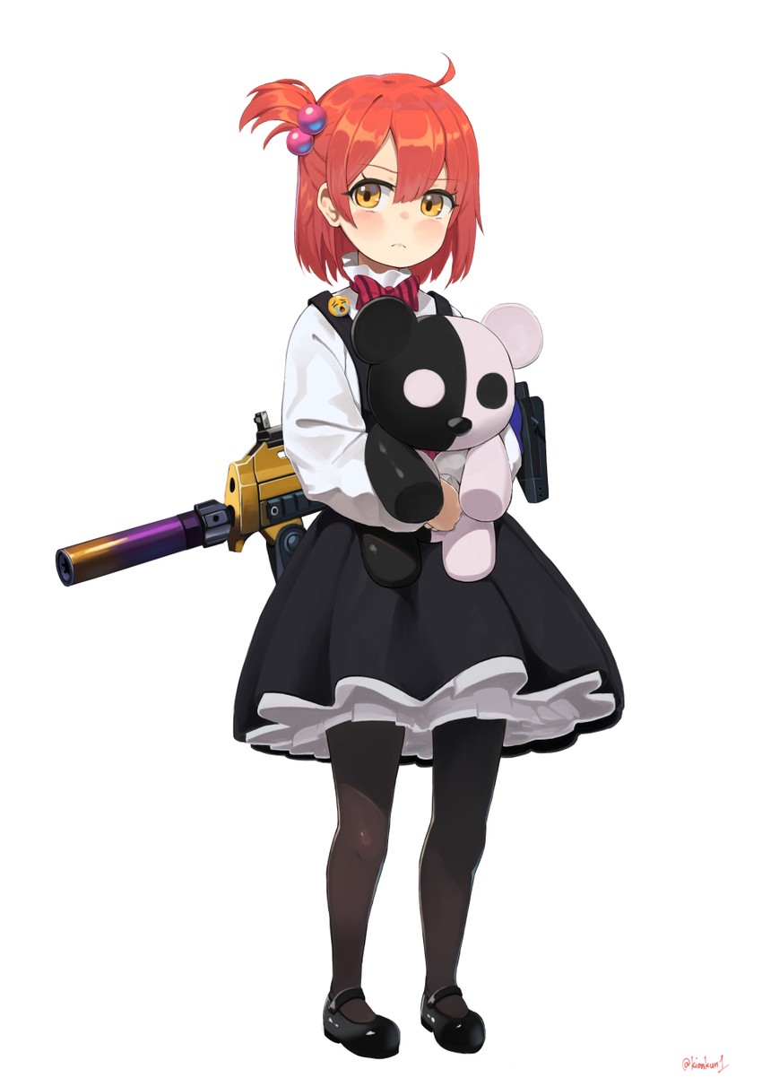 mp7 (girls' frontline and 2 more) drawn by kion-kun