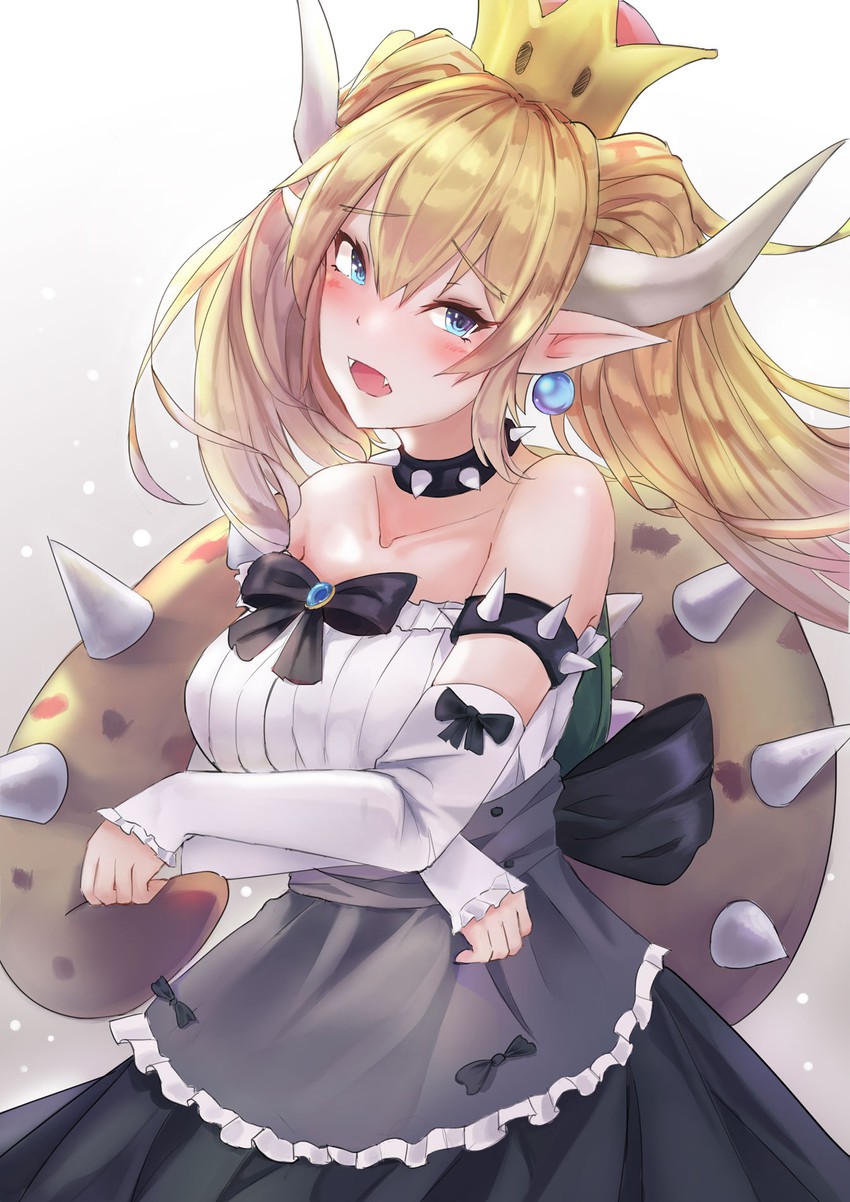 bowsette (mario and 1 more) drawn by eru_(eru_illust)