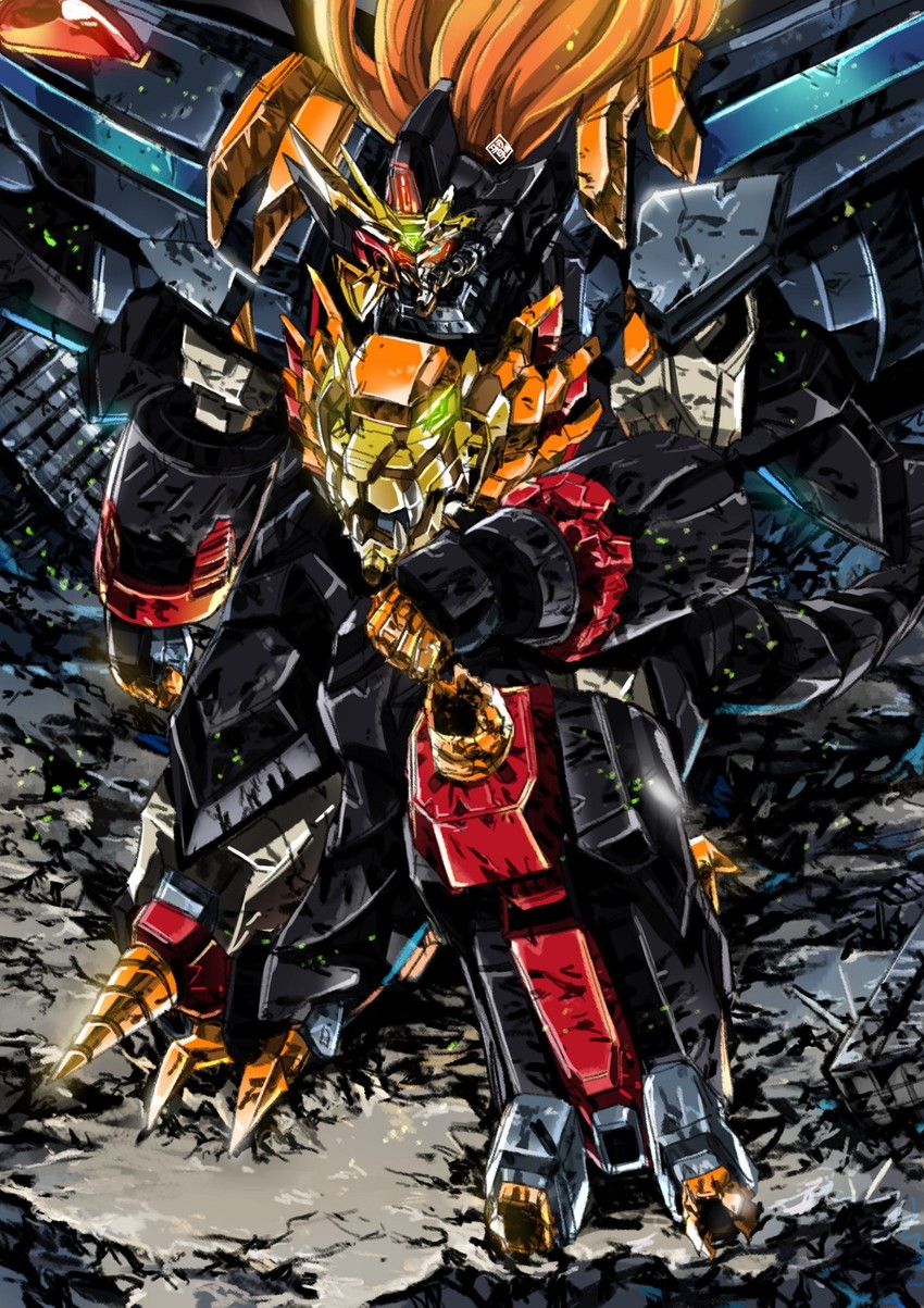 genesic gaogaigar (yuusha series and 2 more) drawn by garimpeiro