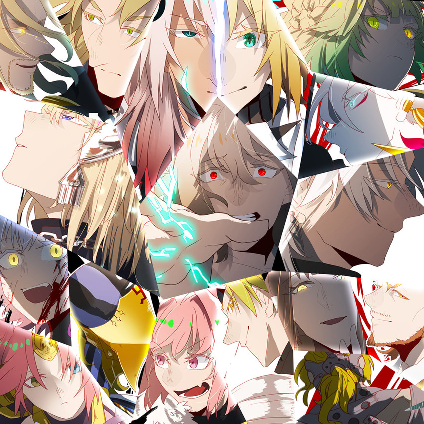 jeanne d'arc, astolfo, mordred, jack the ripper, atalanta, and 12 more (fate and 1 more) drawn by macha@meshi