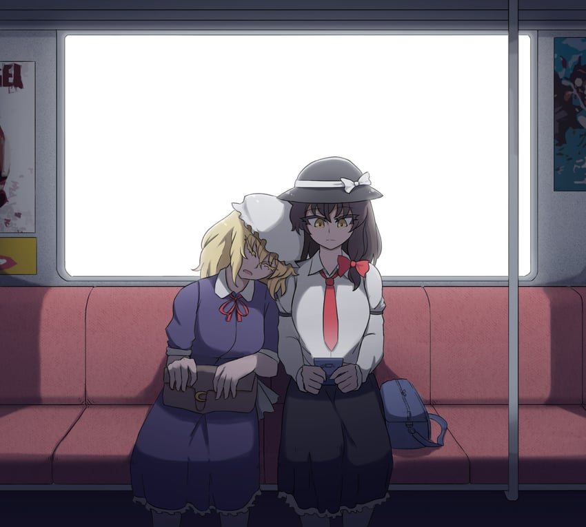 usami renko and maribel hearn (touhou) drawn by mata_(matasoup)