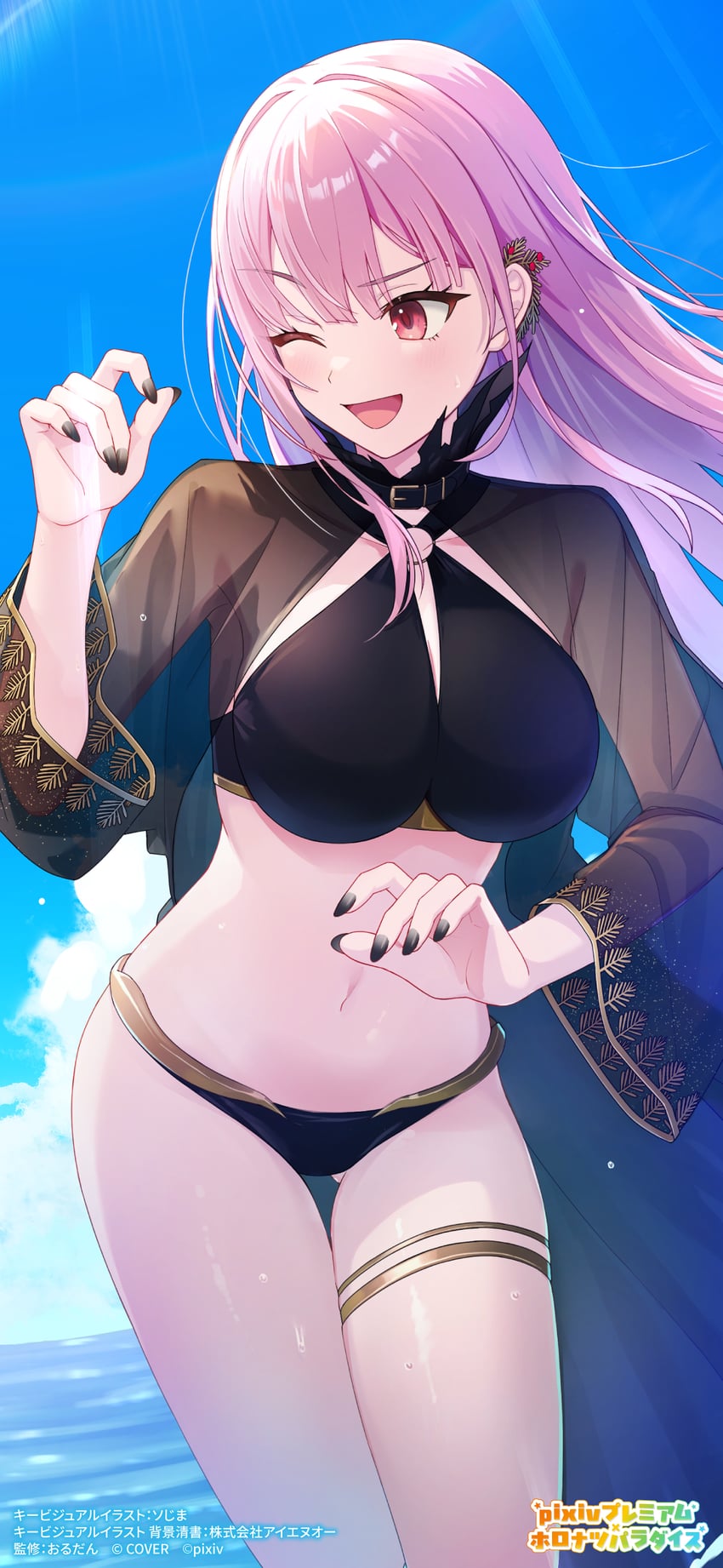 mori calliope (hololive and 2 more) drawn by so_jima