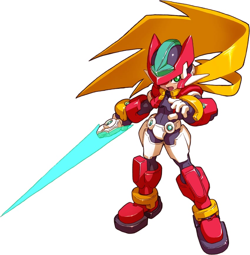 vent and model zx (mega man and 1 more) drawn by yabe_makoto