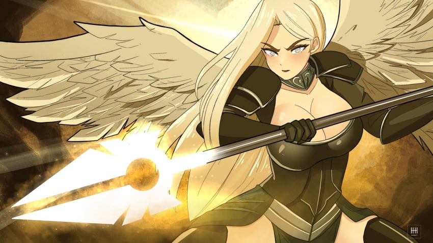 avacyn (magic: the gathering) drawn by ihsnet