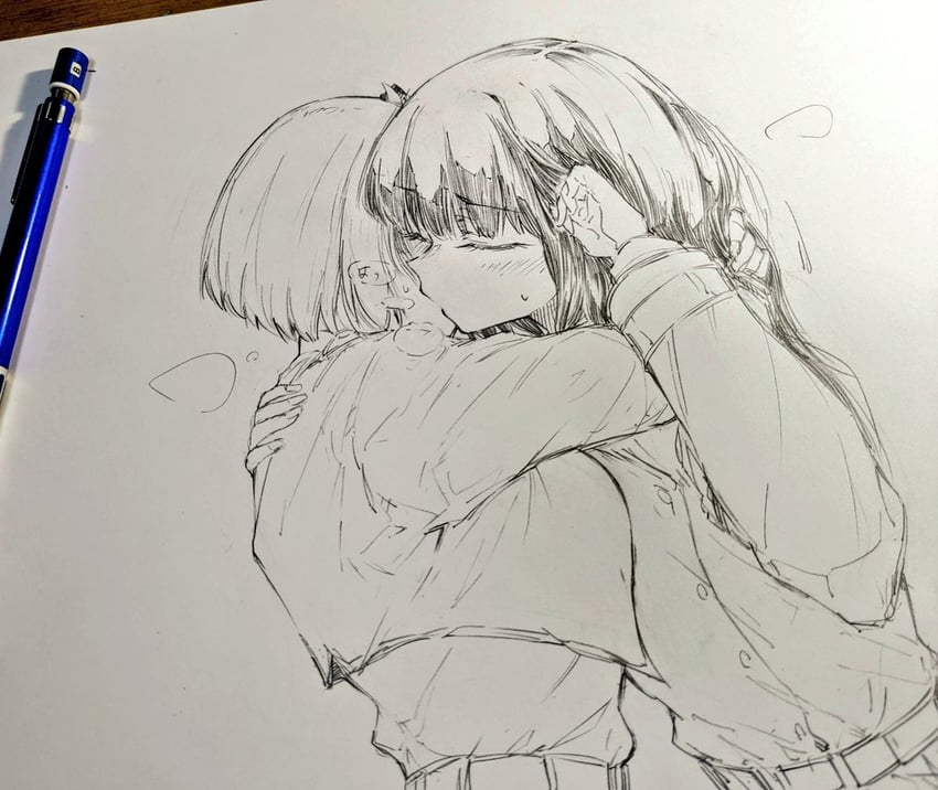 nishikigi chisato and inoue takina (lycoris recoil) drawn by gasuri_govan