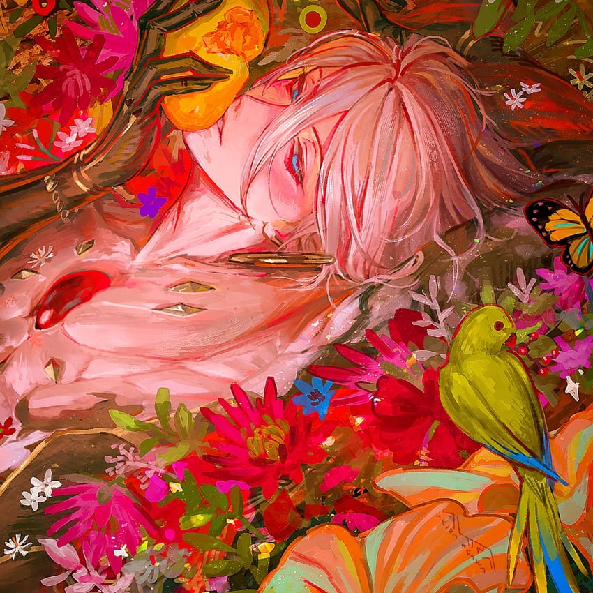 karna (fate and 7 more) drawn by egawa_akira