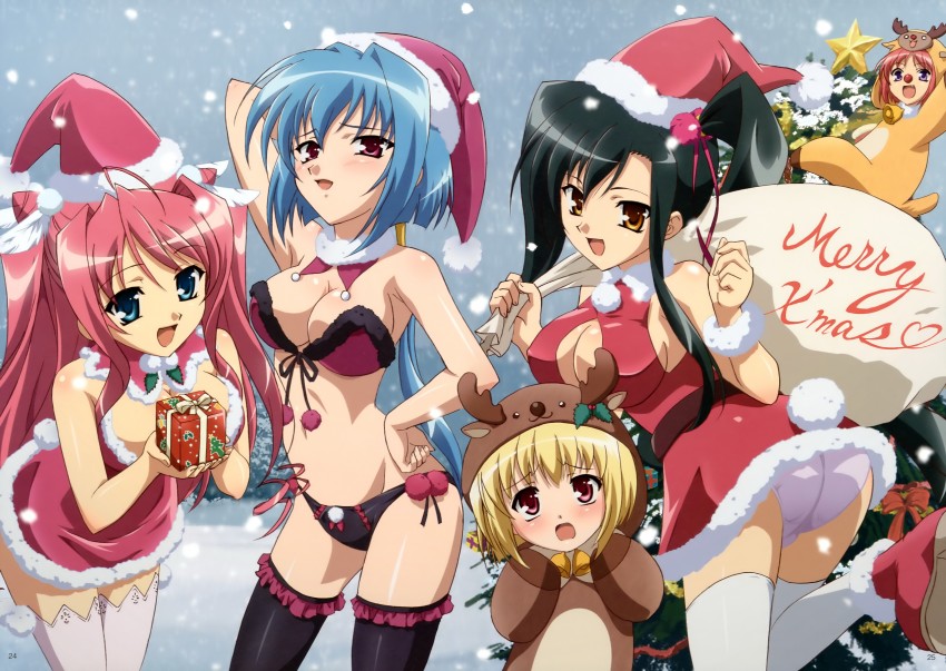 kan'u, shokatsuryou, chouun, ryuubi, and chouhi (koihime musou) drawn by hiratsuka_tomoya