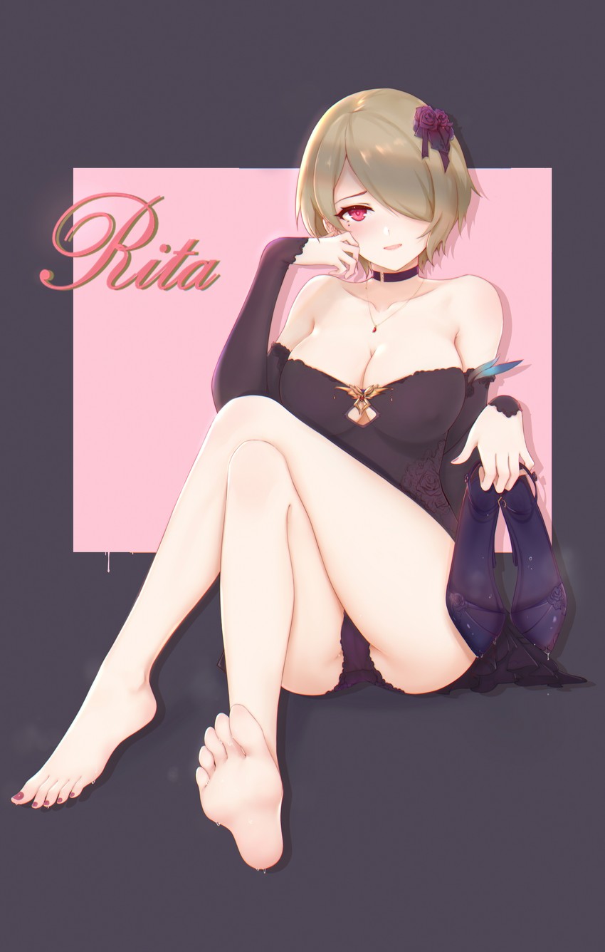 rita rossweisse (honkai and 1 more) drawn by evanyi