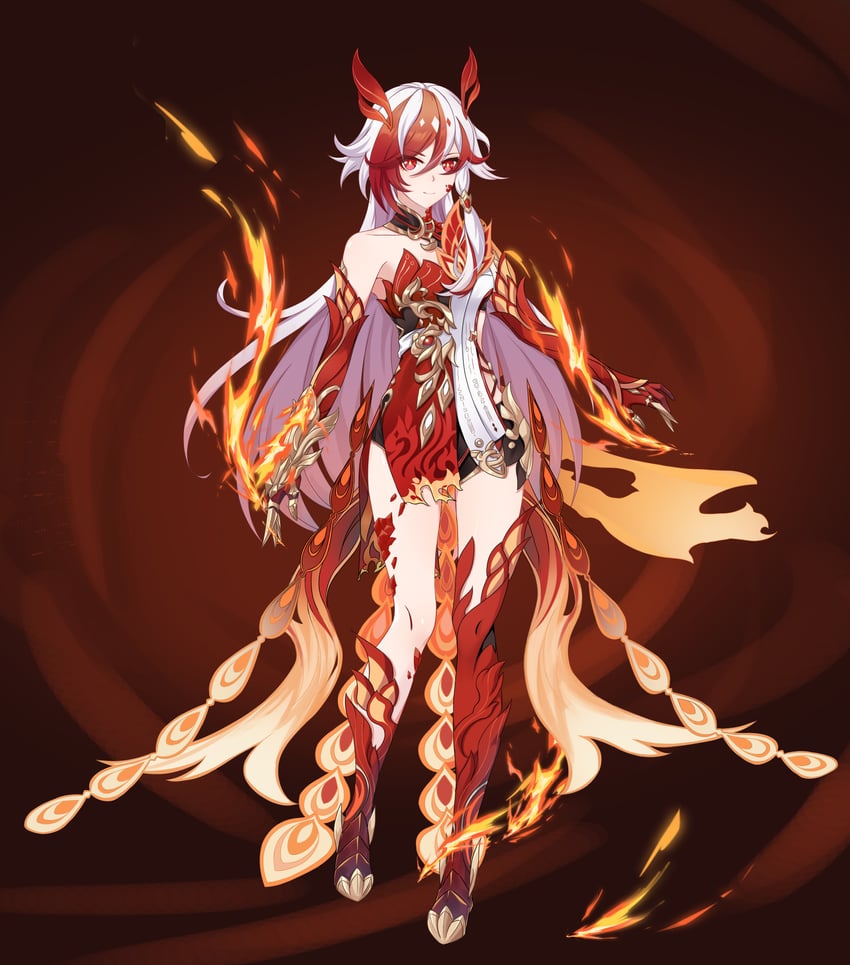 fu hua (honkai and 1 more) drawn by m78_zaitaoaotezhanshi