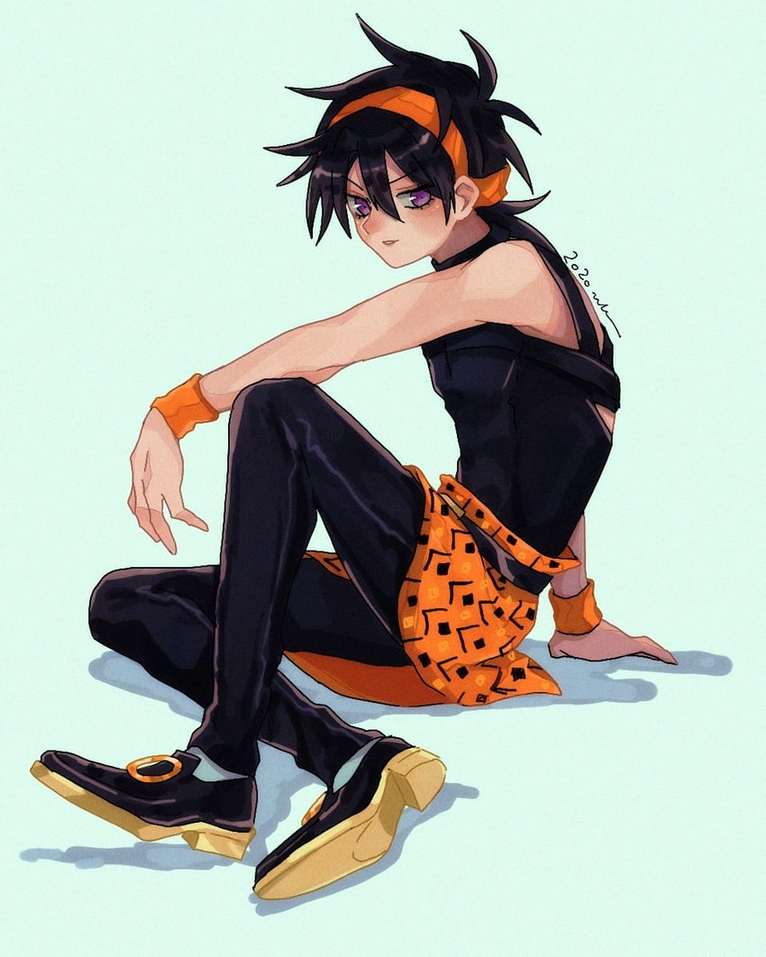 narancia ghirga (jojo no kimyou na bouken and 1 more) drawn by mikage_kazuki