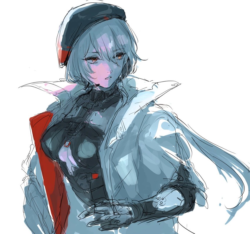ots-14 and groza (girls' frontline and 1 more) drawn by osakana_(denpa_yun'yun)
