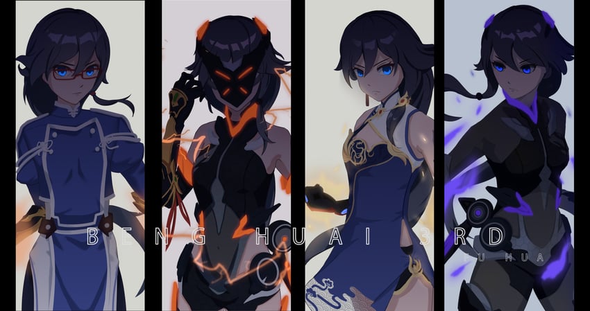 fu hua (honkai and 1 more) drawn by wucanming