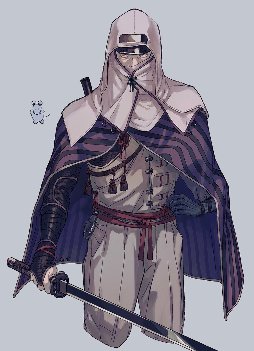 lone shadow ninja and interior ministry loneshadow (sekiro: shadows die twice) drawn by lfoudon