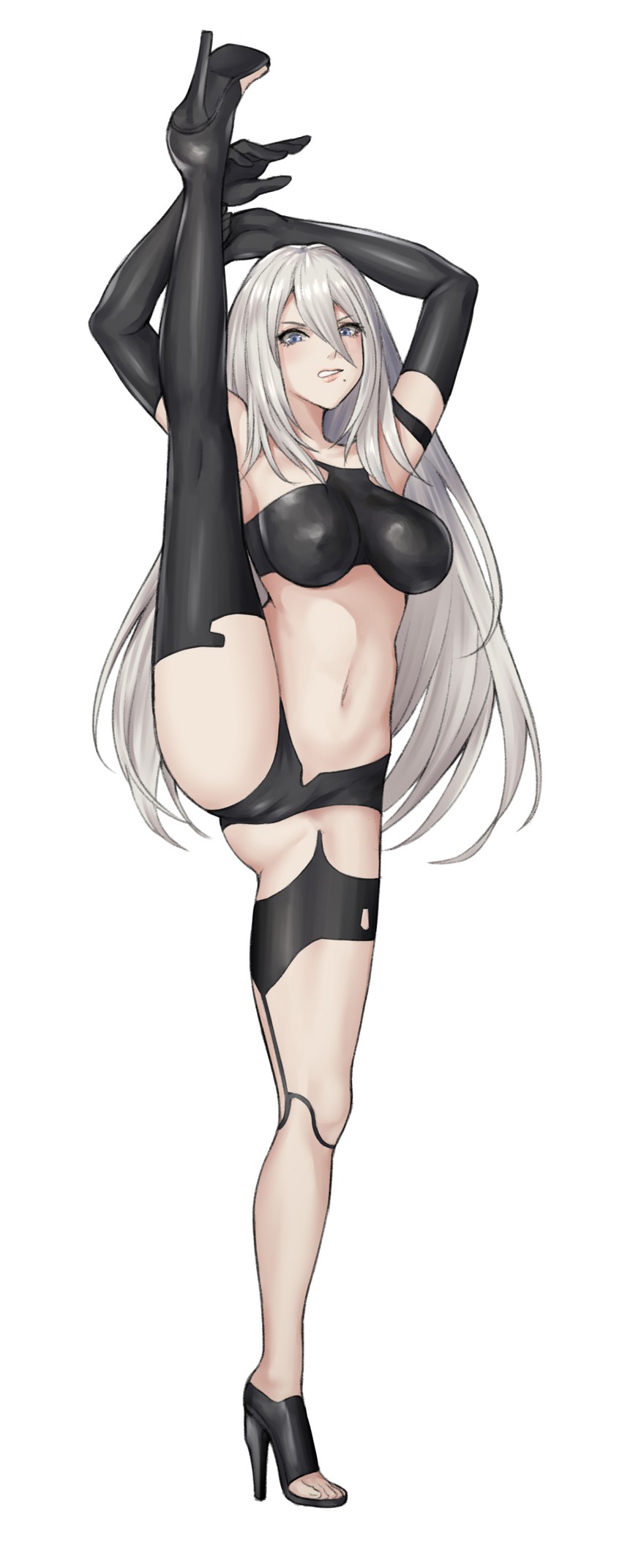 a2 (nier and 1 more) drawn by kurone_rinka