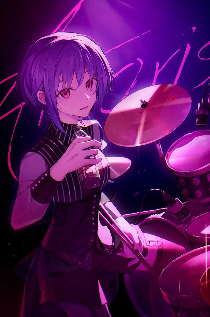 yuutenji nyamu and amoris (bang dream! and 1 more) drawn by tomatoo7