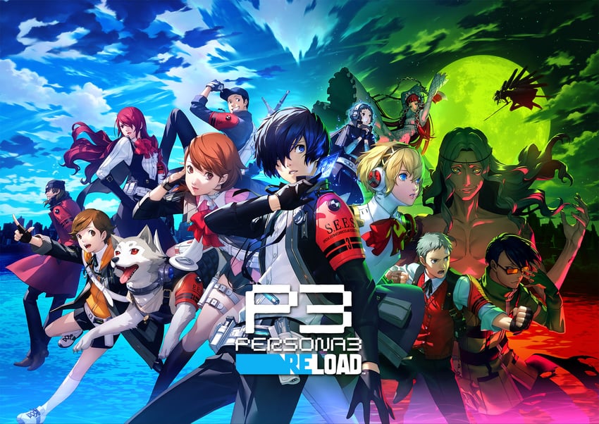 yuuki makoto, aigis, takeba yukari, kirijou mitsuru, yamagishi fuuka, and 9 more (persona and 2 more) drawn by shimada_azusa