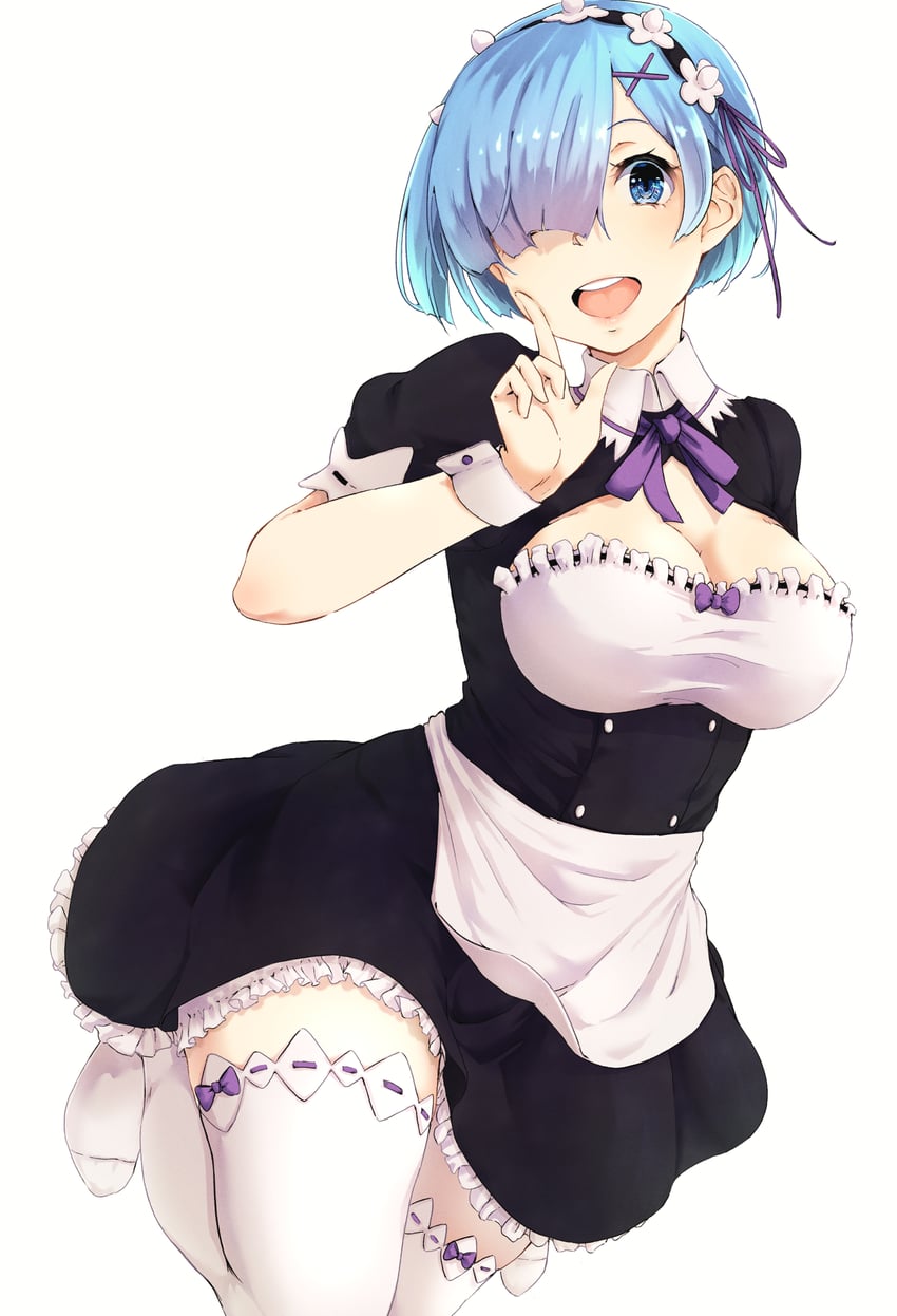 rem (re:zero kara hajimeru isekai seikatsu) drawn by psyto_qy2