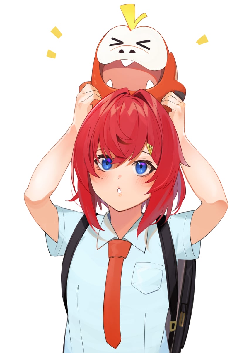 ange katrina and fuecoco (pokemon and 2 more) drawn by shimon_(31426784)
