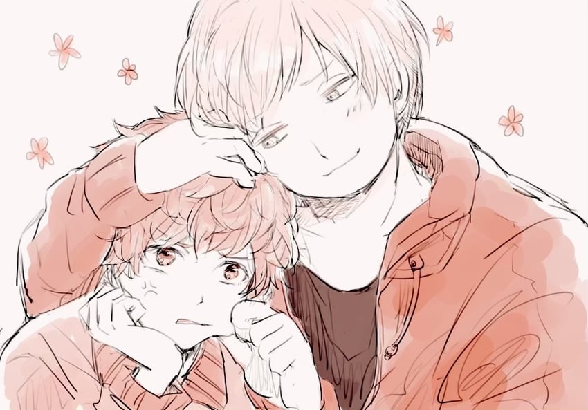 kyle broflovski and eric cartman (south park) drawn by tabineko